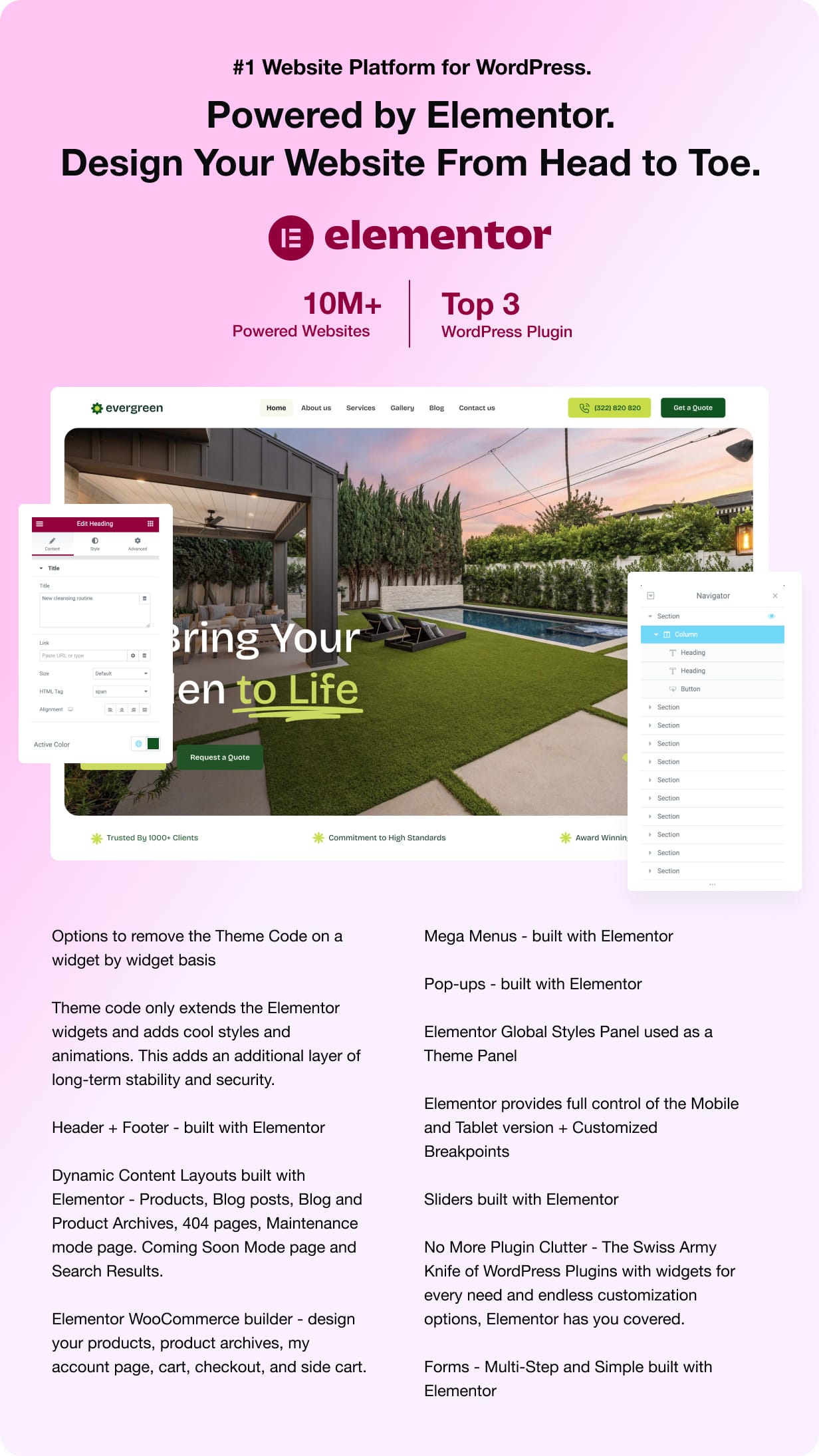 EverGreen – Landscaping Gardening WordPress Theme - 2