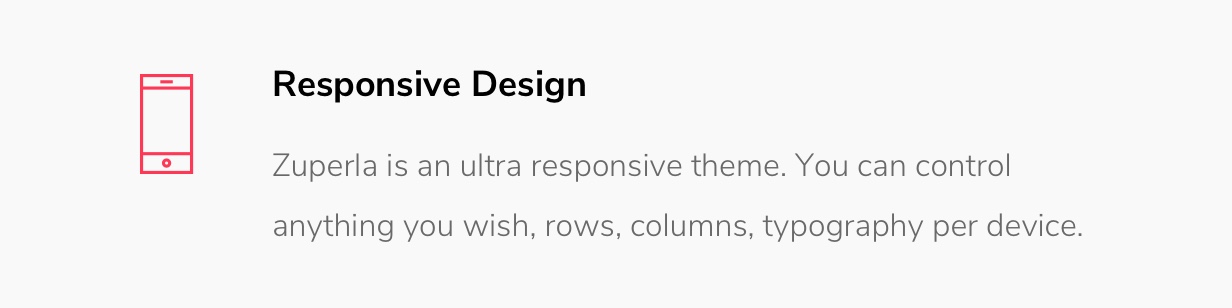 Zuperla Responsive