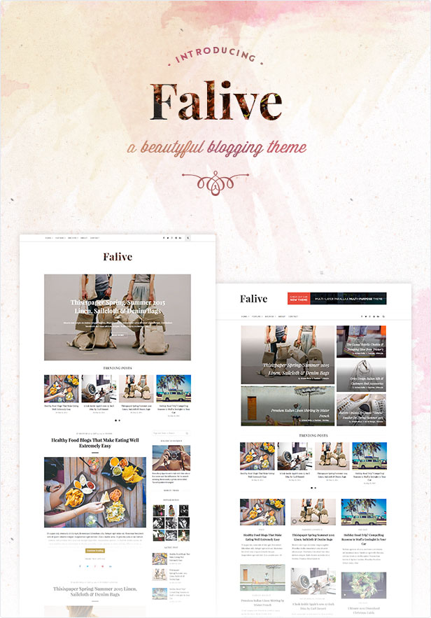 Falive - Lindo Tema de Blog Criativo e de Moda - 3