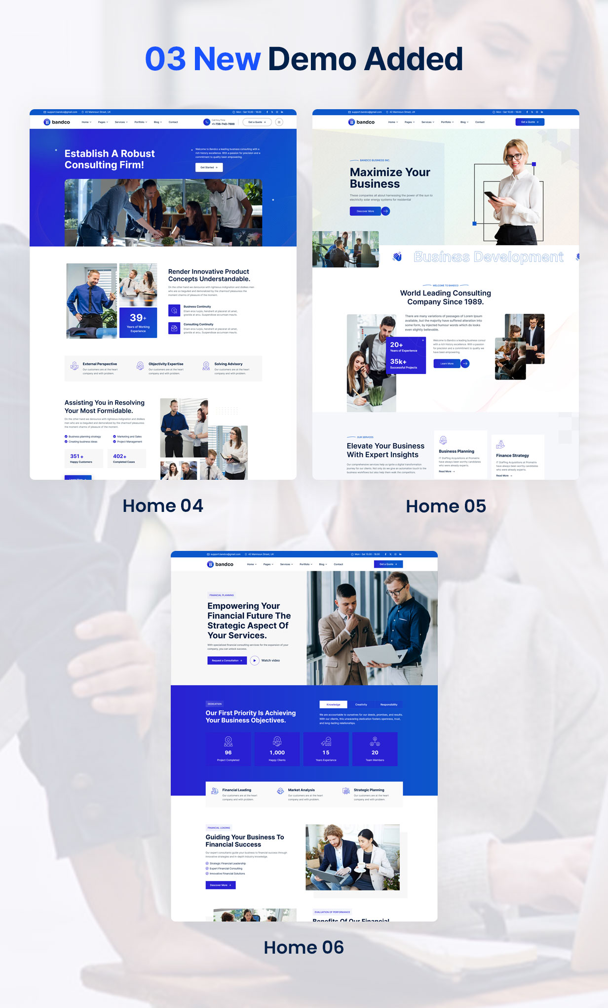 Bandco - Consulting Business WordPress Theme