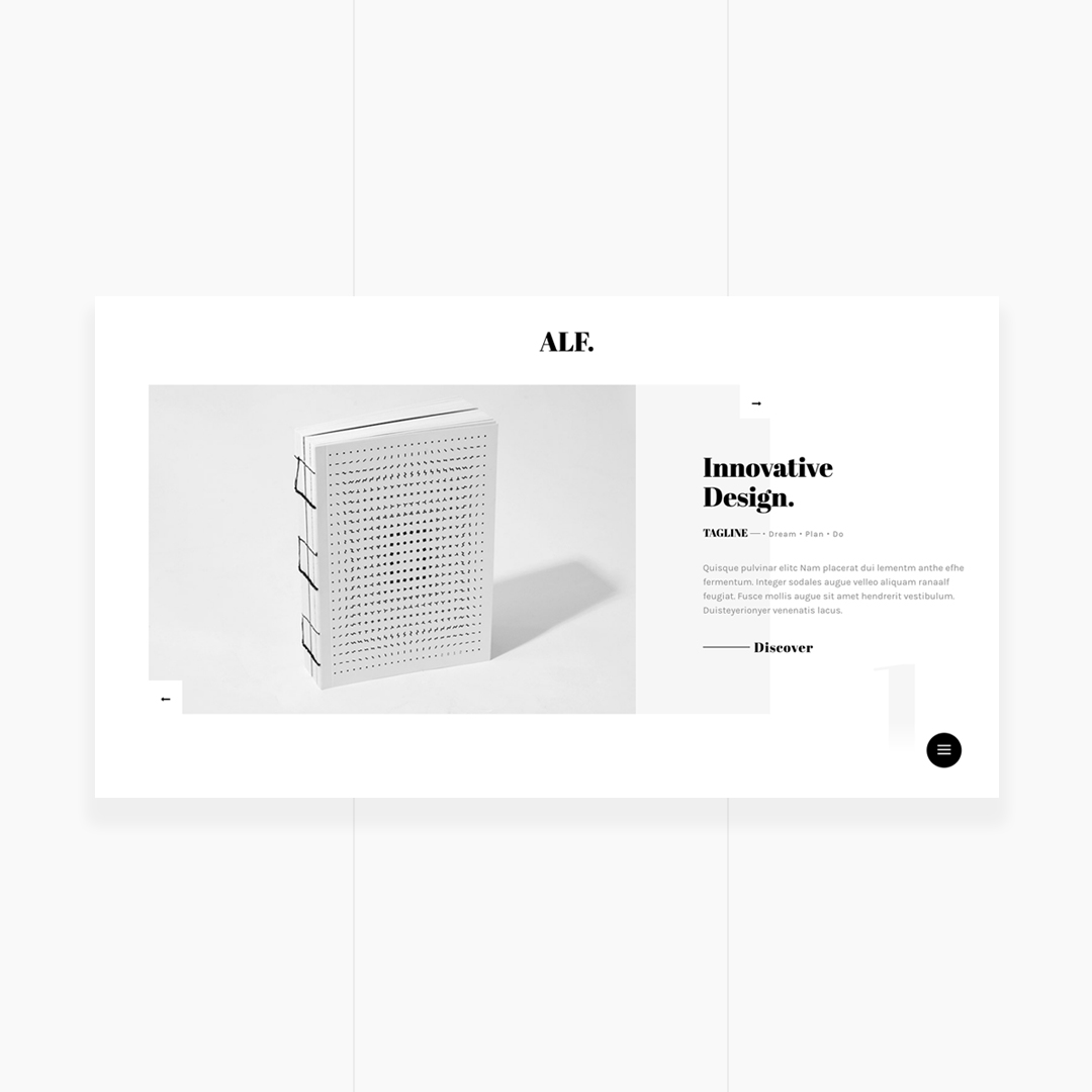 ALF. - Creative Design Portfolio Template