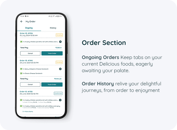 eRestro - Single Vendor Restaurant Flutter App | Food Ordering App with Admin Panel | Web Version - 27