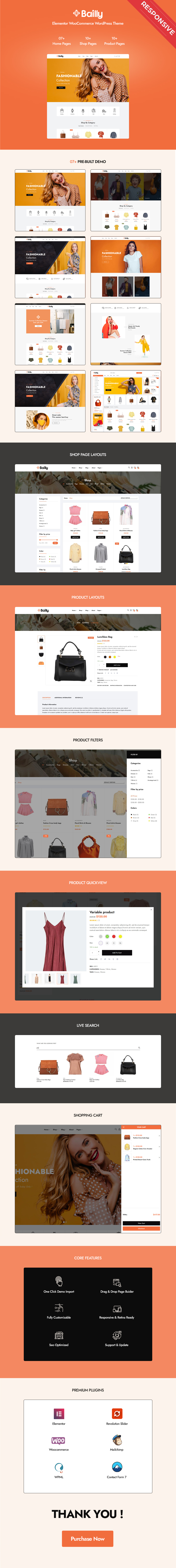 Bailly - Elementor WooCommerce WordPress Theme