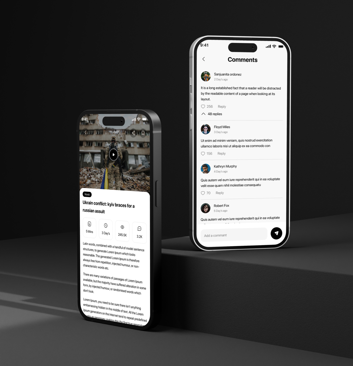 QuickNews UI Template: News App in Flutter 3.x (Android, iOS) UI template - 15