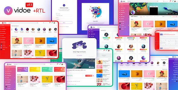 VIDOE - Video Streaming Website HTML Template - Entertainment Site Templates
