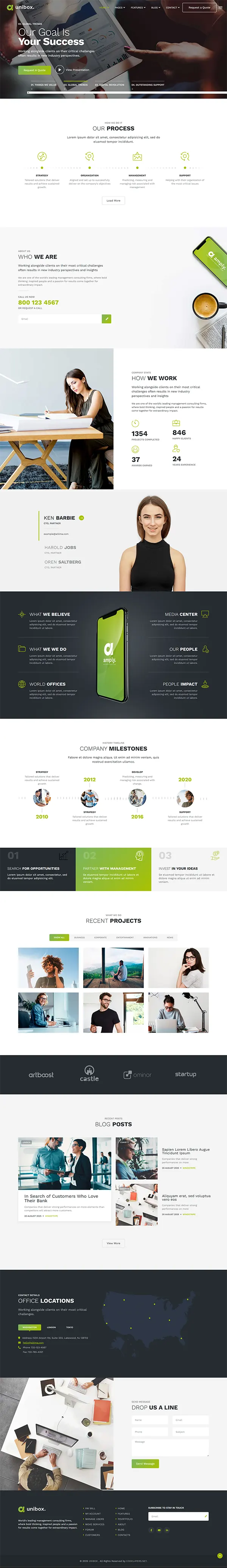 Unibox joomla template