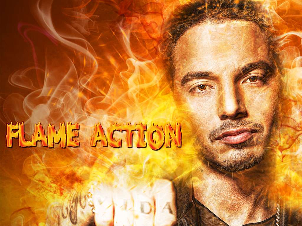 Flame Photoshop Action