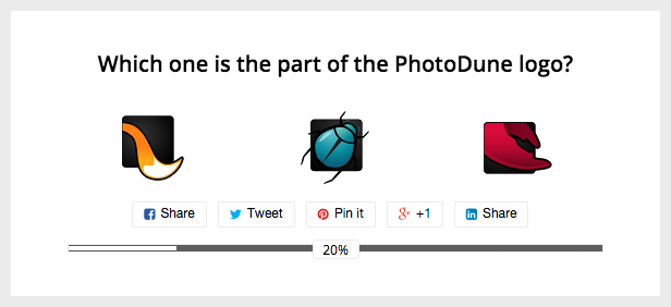 Optional Progress Bar, WordPress Survey with Images