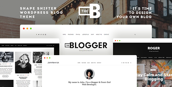 theblogger tema de blog wordpress para blogueiros