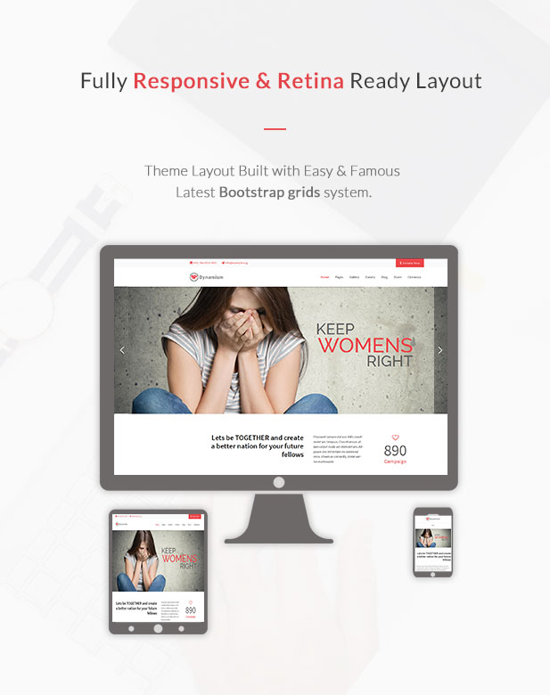 Dynamism - Political & Activism WP Theme