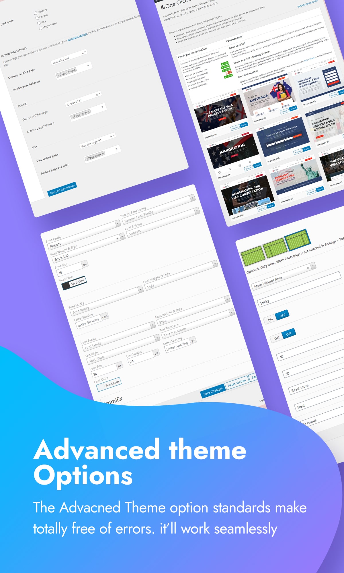 Sale! Immigration law, Visa services support, Migration Agent Consulting WordPress Business Theme - 5