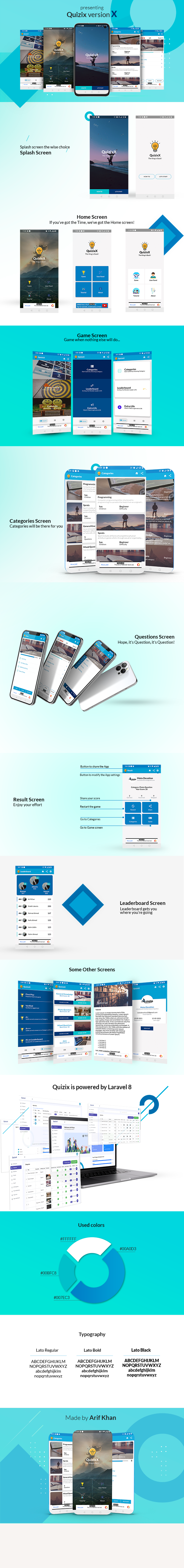 Quizix - Android Quiz App with AdMob, FCM Push Notification, Offline Data Caching - 4