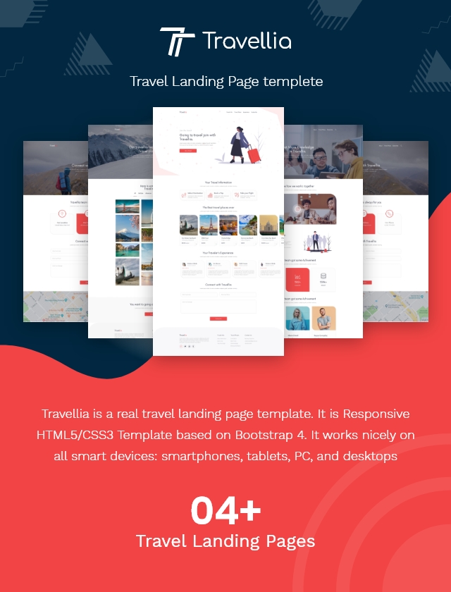 Travellia - Travel Landing Page - 1