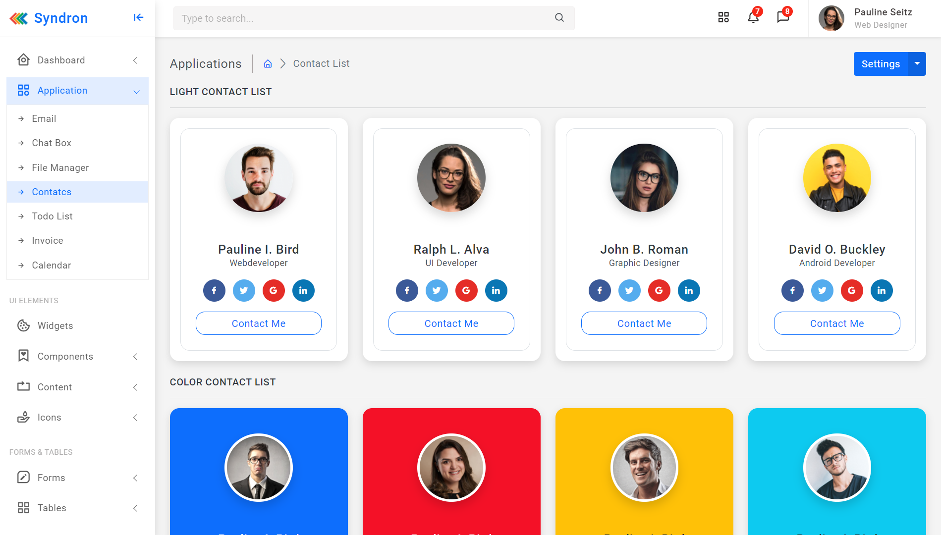 Syndron - Bootstrap5 Admin + eCommerce Template - 11