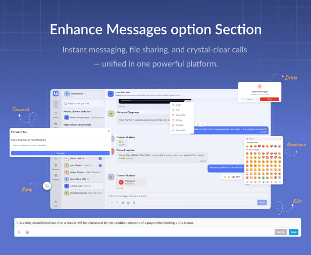 Teamwise – Smart Messaging, Audio & Video Calling for Modern Teams