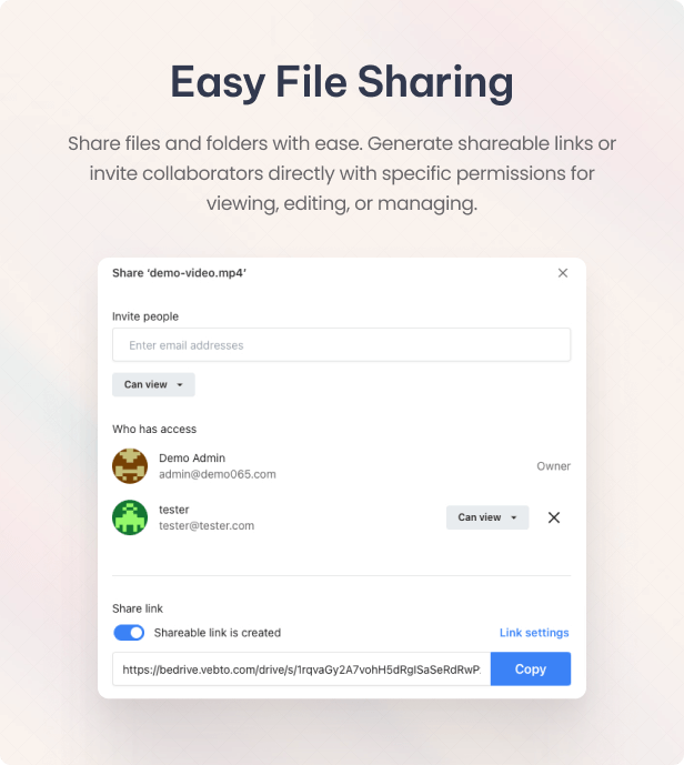 BeDrive - File Sharing and Cloud Storage - 5