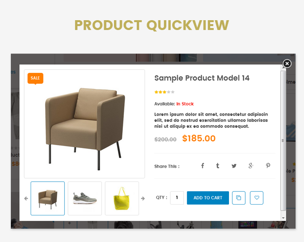 Responsive Technology WooCommerce WordPress Theme Quick view