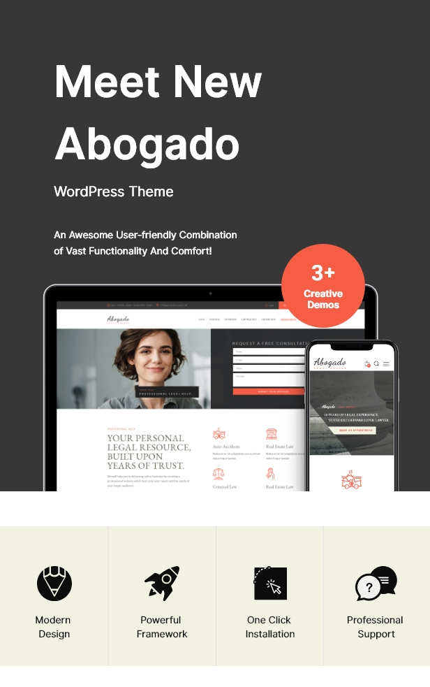 Abogado WordPress Theme Nulled