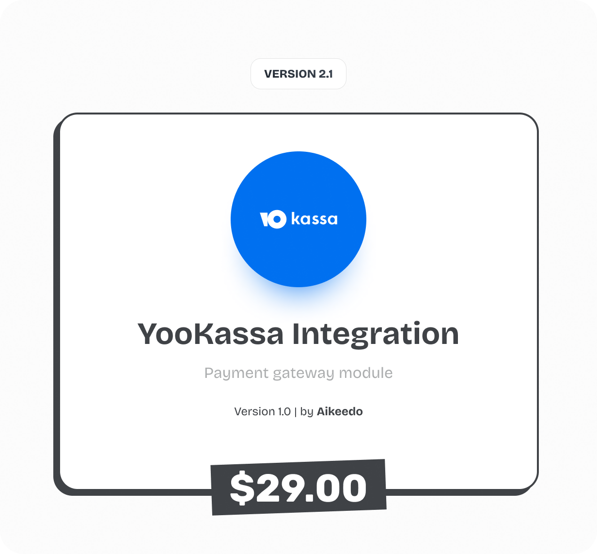 YooKassa / Yoomoney Payment Gateway Plugin aikeedo @heyaikeedo