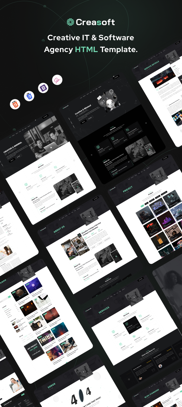 Creasoft Website Template