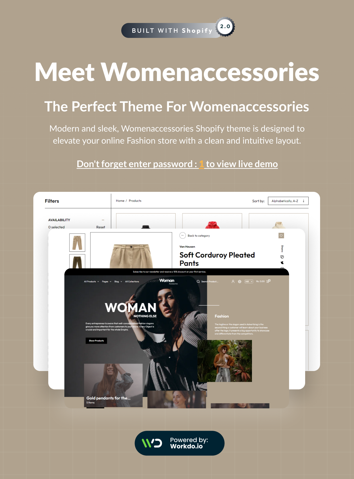 Women Accessories - Shopify Fashion 2.0 eCommerce Theme - 8