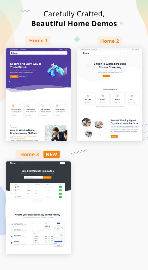 Bitcon - Bitcoin HTML5 Template