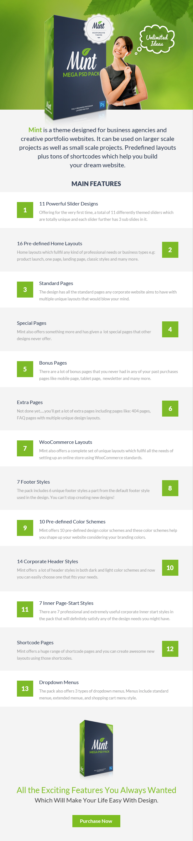 Mint - Mega PSD Pack - 7