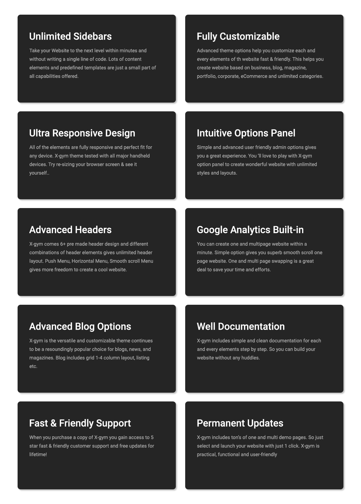 X-Gym - Fitness & Sports WordPress Theme - 8