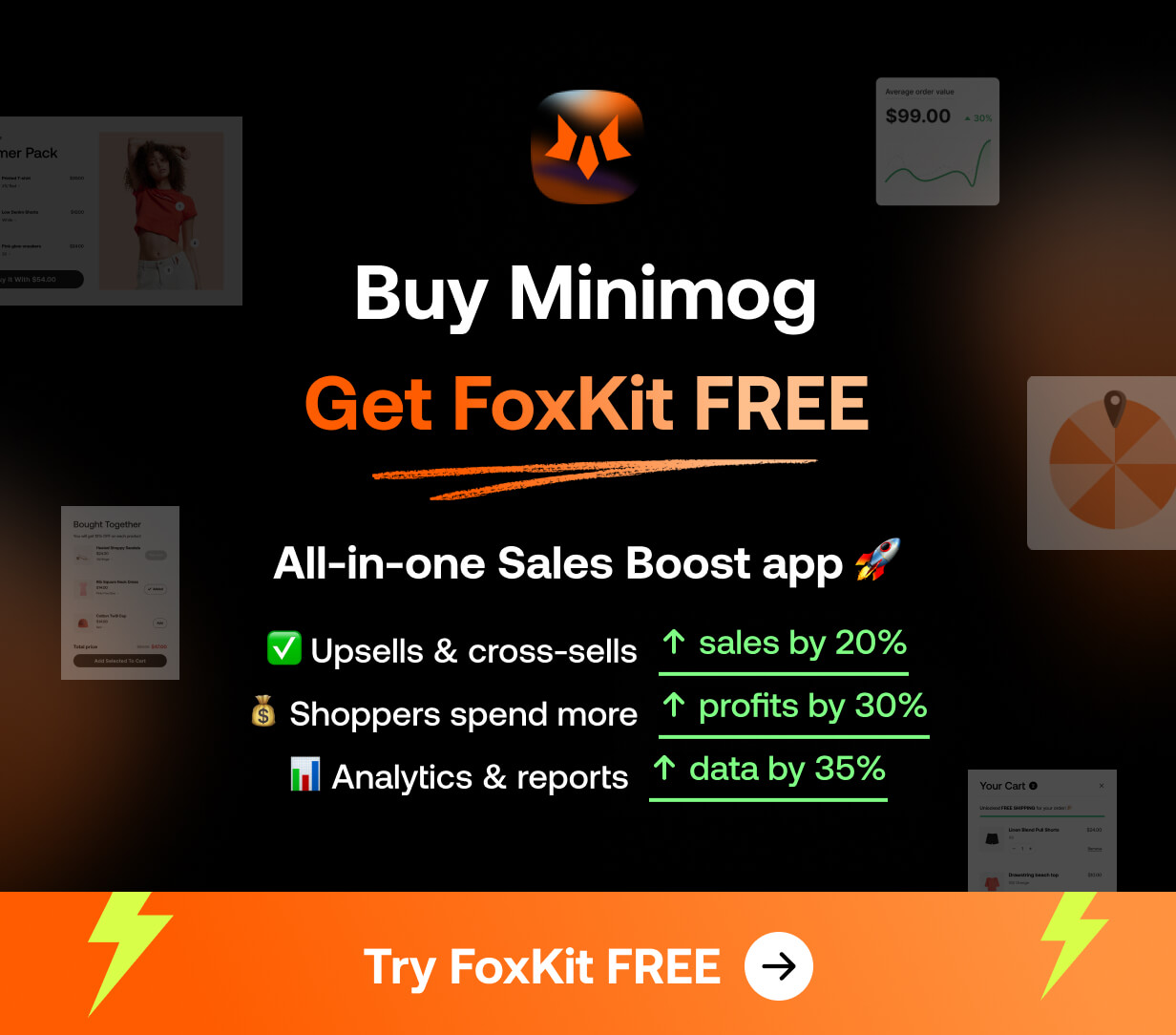 Minimog - Next-gen Multipurpose Shopify theme 2.0 - Buy Minimog get FoxKit free