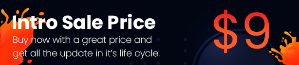 Intro sale $9 only
