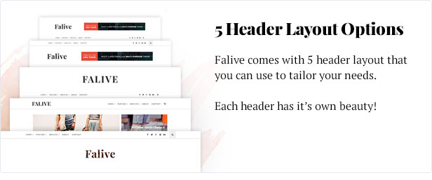 Falive - Beautiful Creative & Fashion Blog Theme - 5
