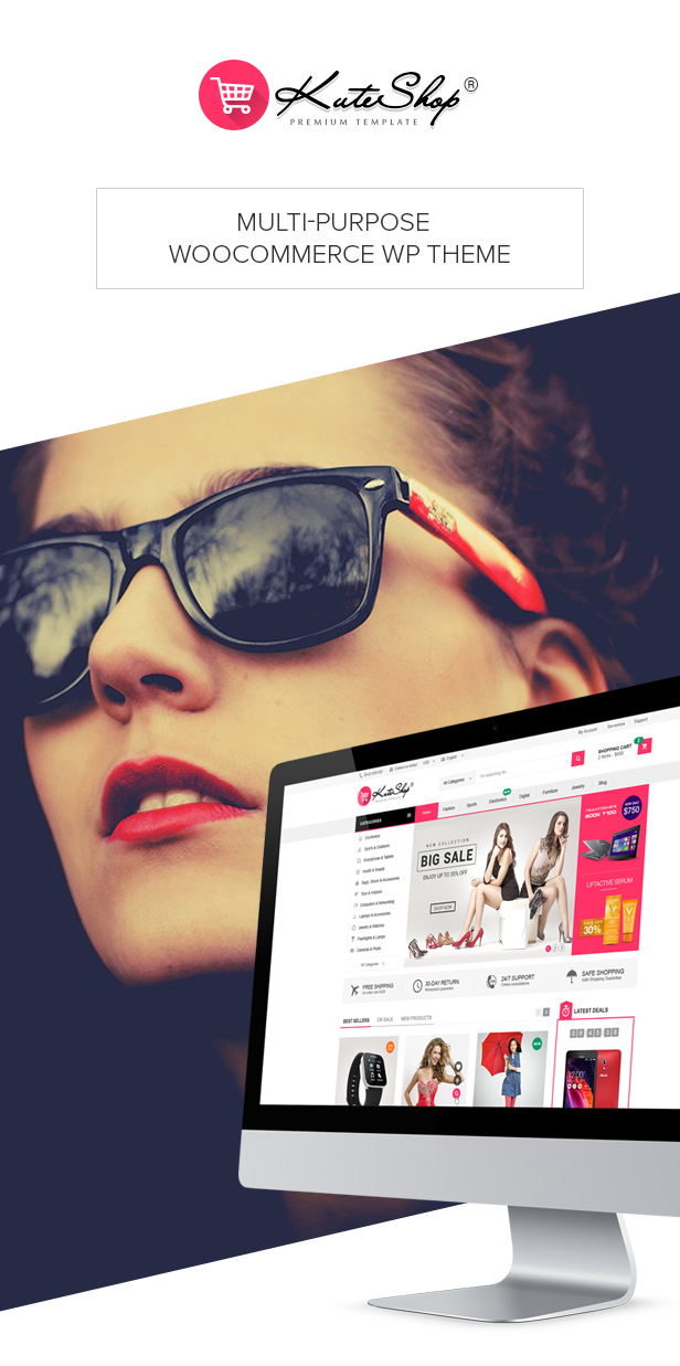 KuteShop - Fashion, Electronics & Marketplace Elementor WooCommerce Theme (RTL Supported) - 6