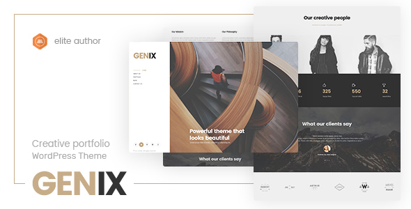 Genix - Creative Portfolio WordPress Theme - Portfolio Creative