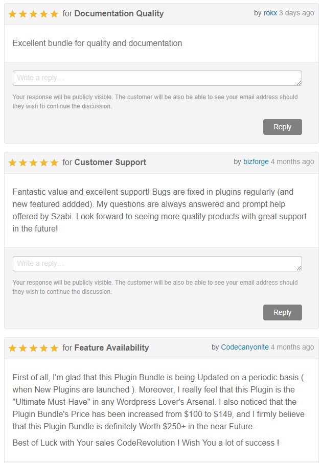 Reviews