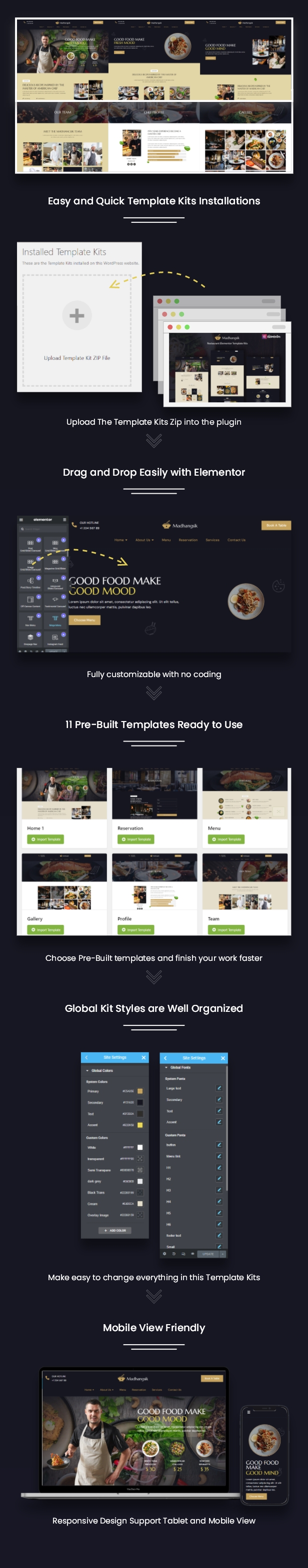 Madhangsik - Restaurant Elementor Template Kit - 1