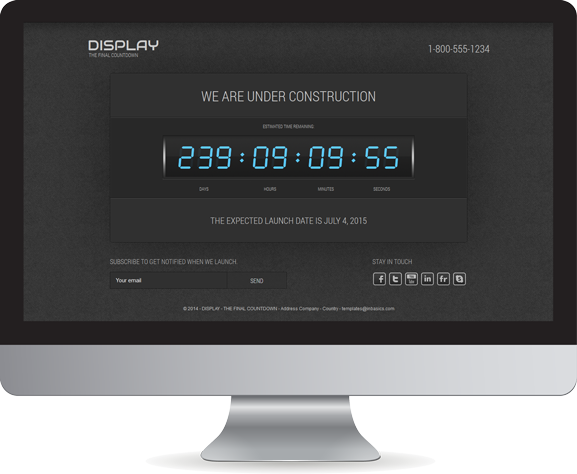 Display, the final countdown v 1.7