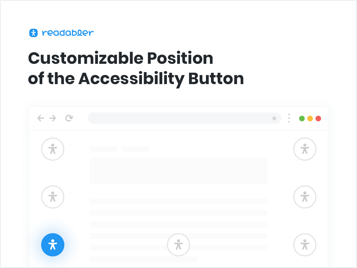 Customizable Position of the Accessibility Button