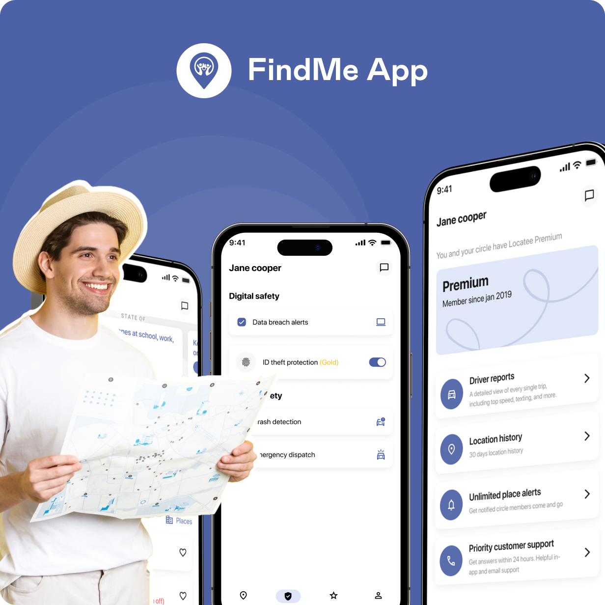 Findme UI template | Family Location Tracker App in Flutter | Navigation Assistant App Template - 14