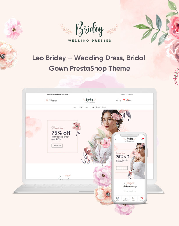 Bridey - Bridal Store eCommerce Prestashop Theme