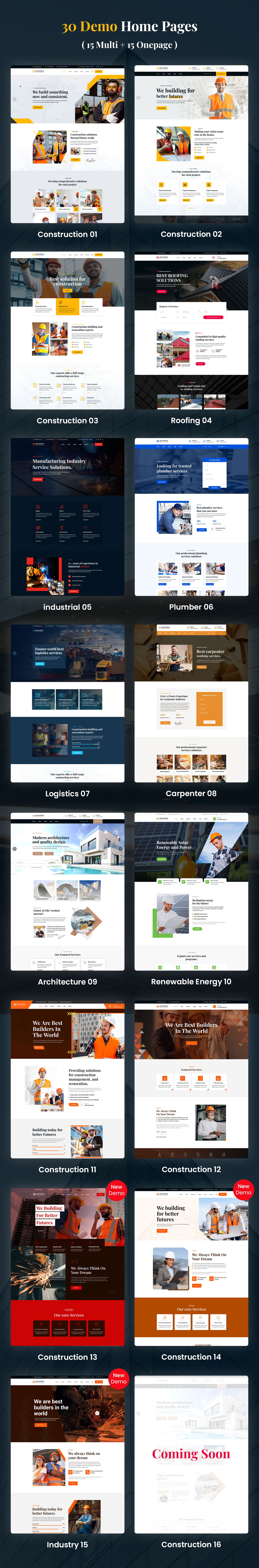 Konstruk - Construction Building WordPress Theme 