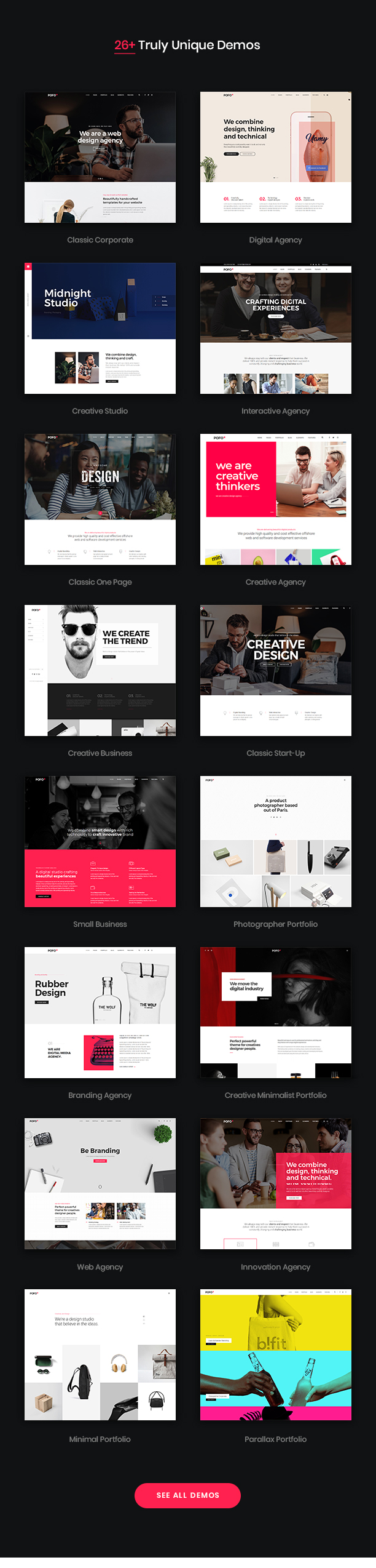 Pofo - Creative Agency, Corporate and Portfolio Multi-purpose Template - 7