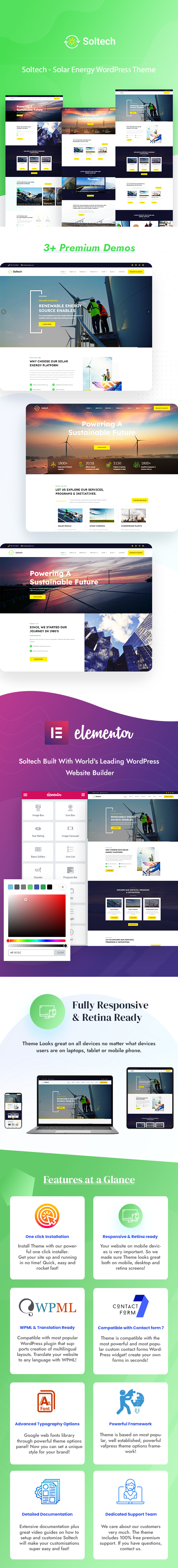 Soltech - Solar Renewable Energy WordPress Theme - 1