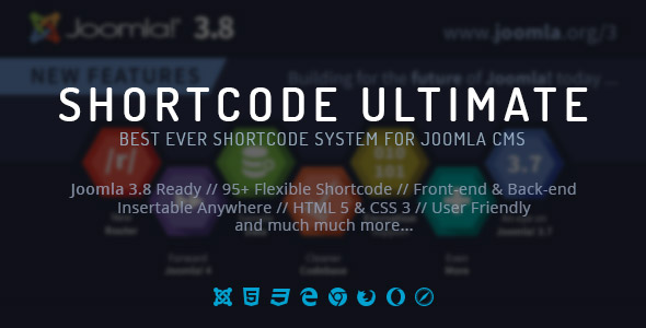 Shortcode Ultimate Plugin for Joomla - CodeCanyon Item for Sale