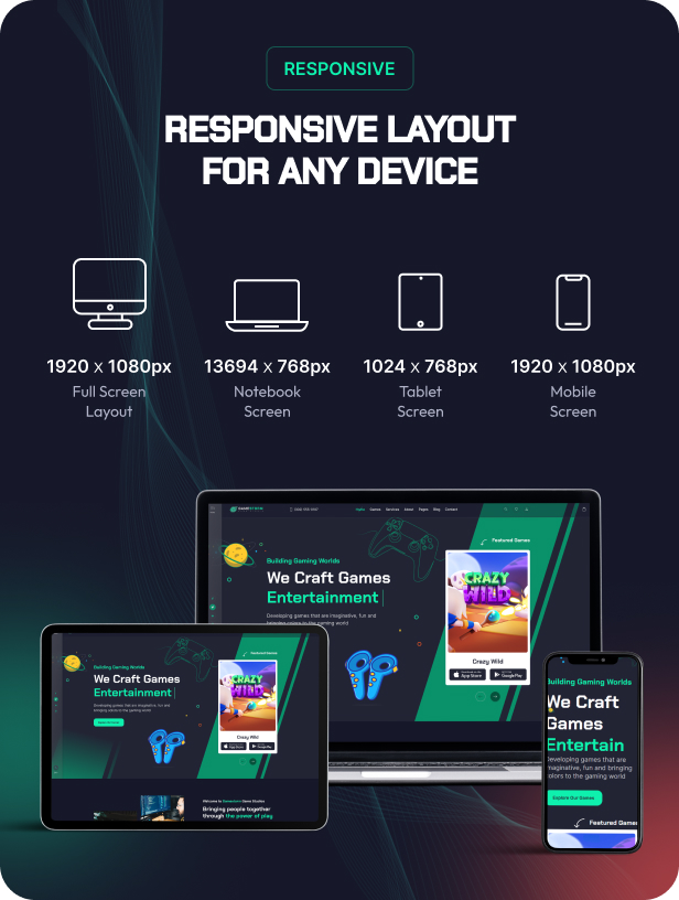Gamestorm - Gaming Studio WordPress Theme