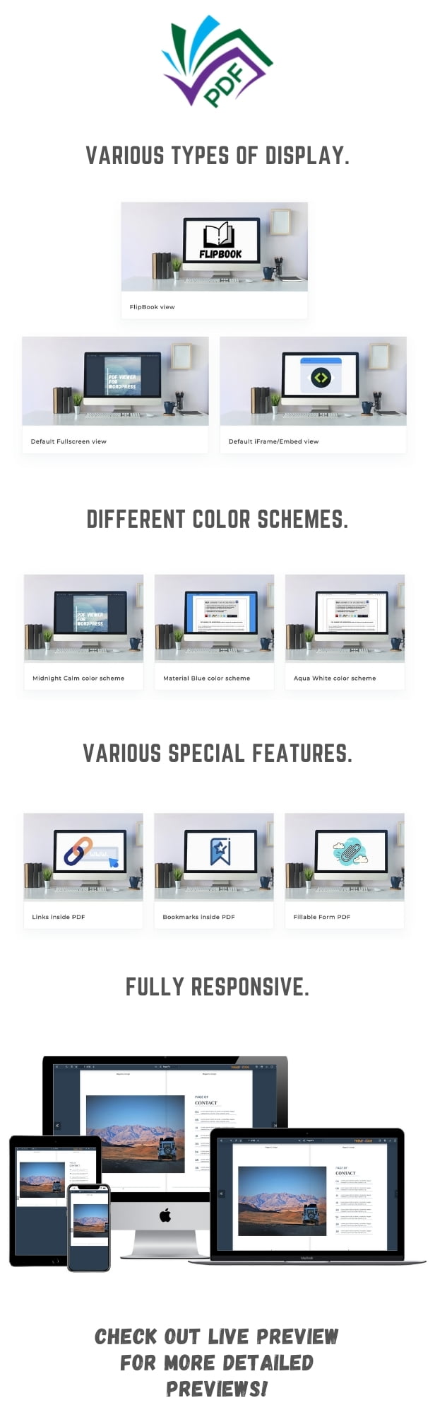 pdf viewer for wordpress live previews