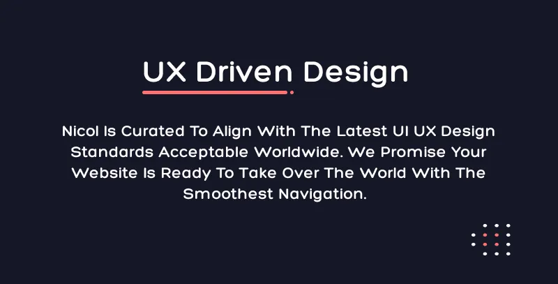 creative agency WordPress theme | Nicol | Iqonic Design