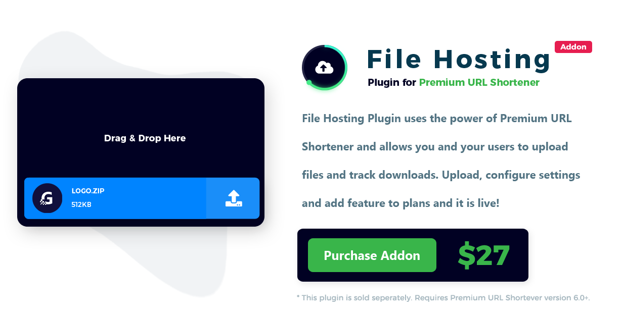 Premium URL Shortener File Hosting