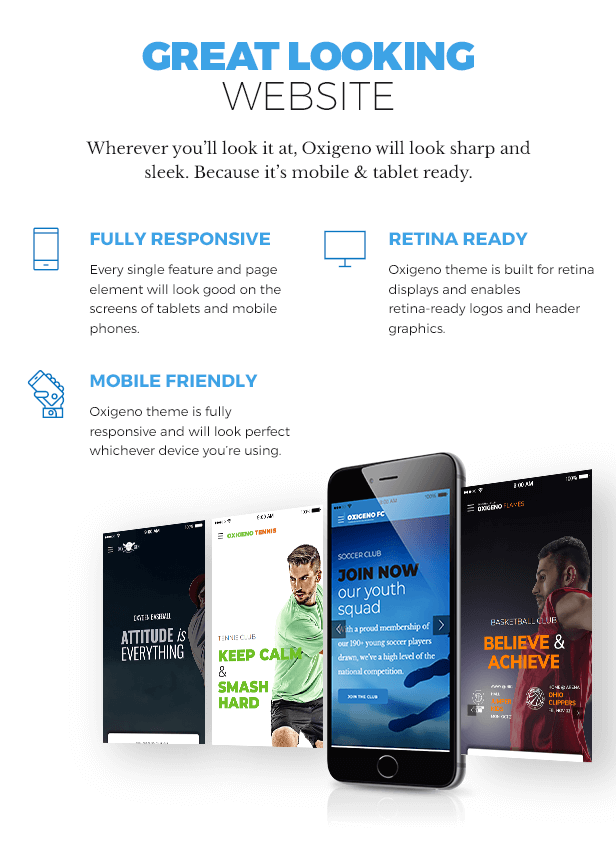 Oxigeno – Sports Club & Team WordPress Theme - 4