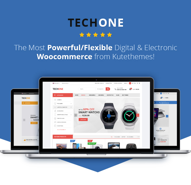 TechOne - Electronics Multipurpose WooCommerce Theme ( RTL Supported ) - 2