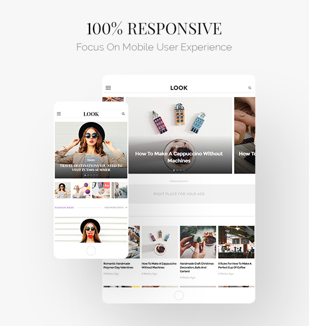 look wordpress theme responsive